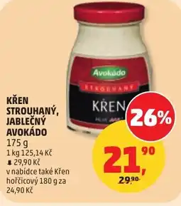 Penny Market Křen strouhaný, jablečný avokádo nabídka