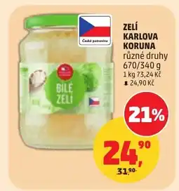 Penny Market Zelí karlova koruna nabídka