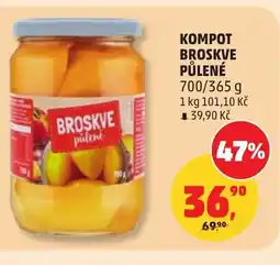 Penny Market Kompot broskve půlené nabídka