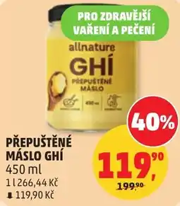 Penny Market Přepuštěné máslo ghí nabídka