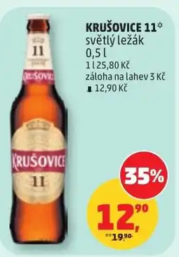 Penny Market Krušovice 11 světlý ležák nabídka