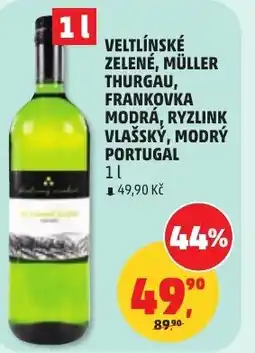 Penny Market Veltlínské zelené, müller thurgau, frankovka modrá, ryzlink vlašský, modrý portugal nabídka