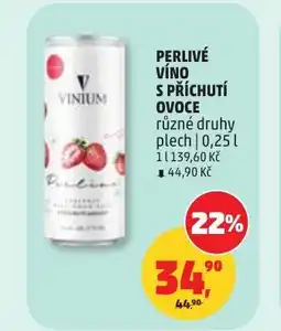 Penny Market Perlivé víno s příchutí ovoce nabídka