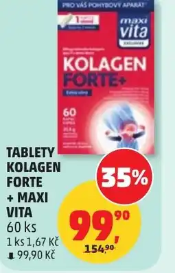 Penny Market Tablety kolagen forte + maxi vita nabídka