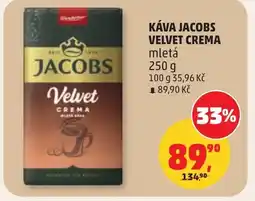 Penny Market Káva jacobs velvet crema nabídka