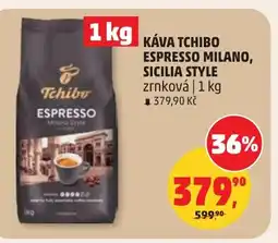Penny Market Káva tchibo espresso milano, sicilia style zrnková nabídka