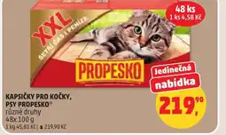 Penny Market Kapsičky pro kočky, psy propesko nabídka
