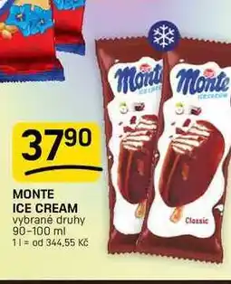 Flop MONTE ICE CREAM vybrané druhy nabídka