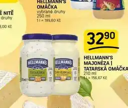 Flop HELLMANN'S MAJONÉZA | TATARSKÁ OMÁČKA nabídka