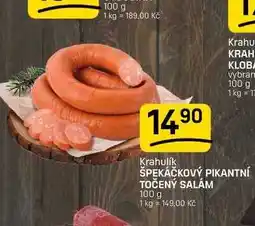 Flop ŠPEKÁČKOVÝ PIKANTNÍ TOČENÝ SALÁM nabídka
