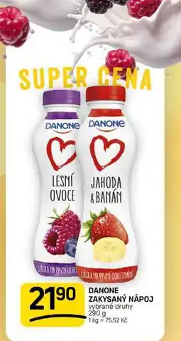 Flop DANONE ZAKYSANÝ NÁPOJ vybrané druhy nabídka