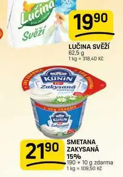 Flop SMETANA ZAKYSANÁ 15% 190+10 g nabídka