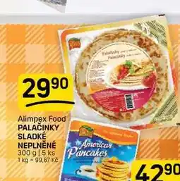 Flop PALAČINKY SLADKÉ NEPLNĚNÉ American nabídka