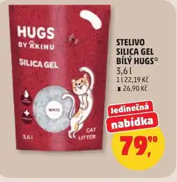 Penny Market Stelivo silica gel bílý hugs nabídka