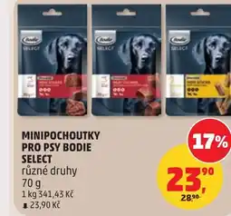 Penny Market Minipochoutky pro psy bodie select nabídka