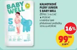 Penny Market Kalhotkové pleny junior 5 baby well nabídka