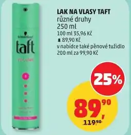 Penny Market Lak na vlasy taft nabídka