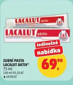 Penny Market Zubní pasta lacalut aktiv nabídka