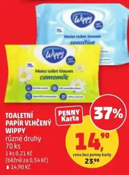 Penny Market Toaletní papír vlhčený wippy nabídka