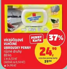 Penny Market Víceúčelové vlhčené ubrousky penny nabídka