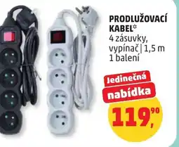 Penny Market Prodlužovací kabel nabídka