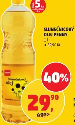 Penny Market Slunečnicový olej penny nabídka