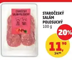 Penny Market Staročeský salám polosuchý nabídka