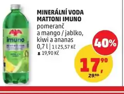 Penny Market Minerální voda mattoni imuno nabídka