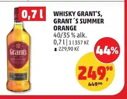 Penny Market Whisky grant's, grant's summer orange nabídka