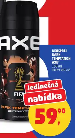 Penny Market Deosprej dark temptation Axe nabídka