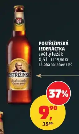 Penny Market Postřižinská jedenáctka světlý ležák nabídka