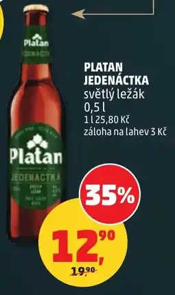 Penny Market Platan jedenáctka světlý ležák nabídka