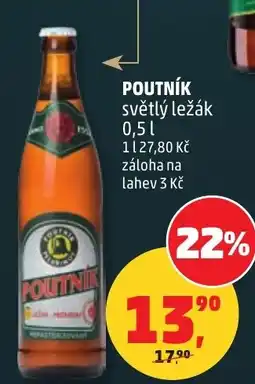 Penny Market Poutník světlý ležák nabídka