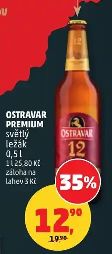 Penny Market Ostravar premium světlý ležák nabídka