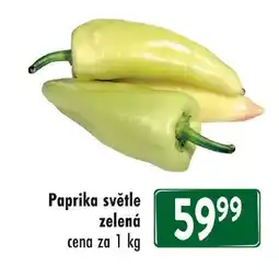 Qanto Paprika světle zelená nabídka