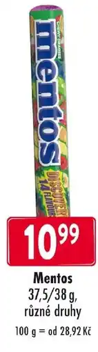 Qanto Mentos nabídka
