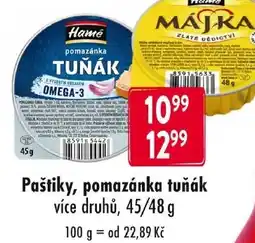 Qanto Paštiky, pomazánka tuňák nabídka