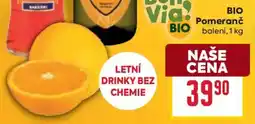 Billa BIO Pomeranč nabídka