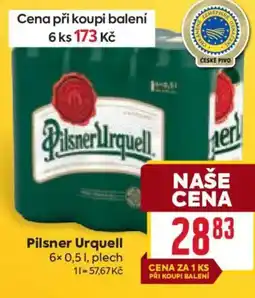 Billa Pilsner Urquell nabídka