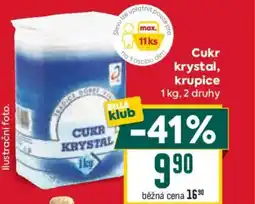 Billa Cukr krystal, krupice nabídka