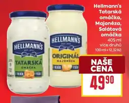 Billa Hellmann's Tatarská omáčka, Majonéza, Salátová omáčka nabídka