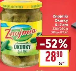 Billa Znojmia Okurky 5-7 cm nabídka