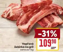 Billa Vepřová Žebírka na gril nabídka