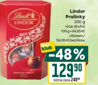 Billa Lindor Pralinky nabídka