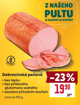 Billa Debrecínská pečeně nabídka