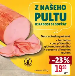 Billa Debrecínská pečeně nabídka