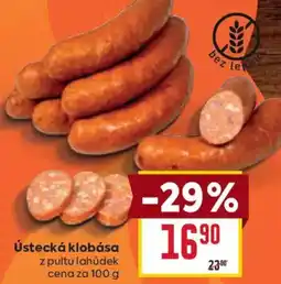 Billa Ústecká klobása nabídka
