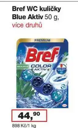 Ráj drogerie Bref WC kuličky Blue Aktiv nabídka