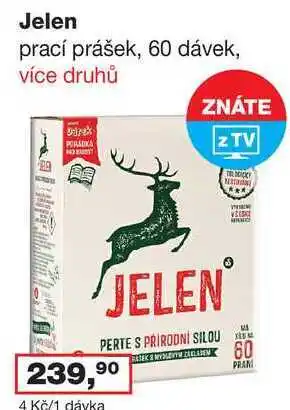 Ráj drogerie Jelen 60 dávek nabídka