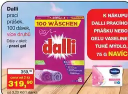 Ráj drogerie Dalli prací prášek 100 dávek nabídka